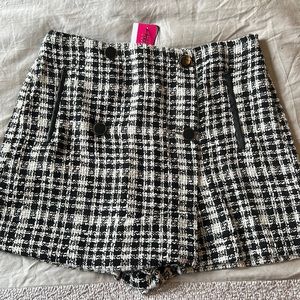 Brand new with tags! Tweed Skort